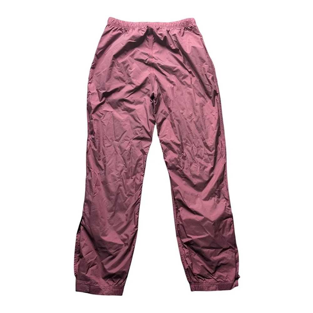 Vintage Woolrich Colorblock Windbreaker Set – Maroon‎ & Black Large Gorpcore